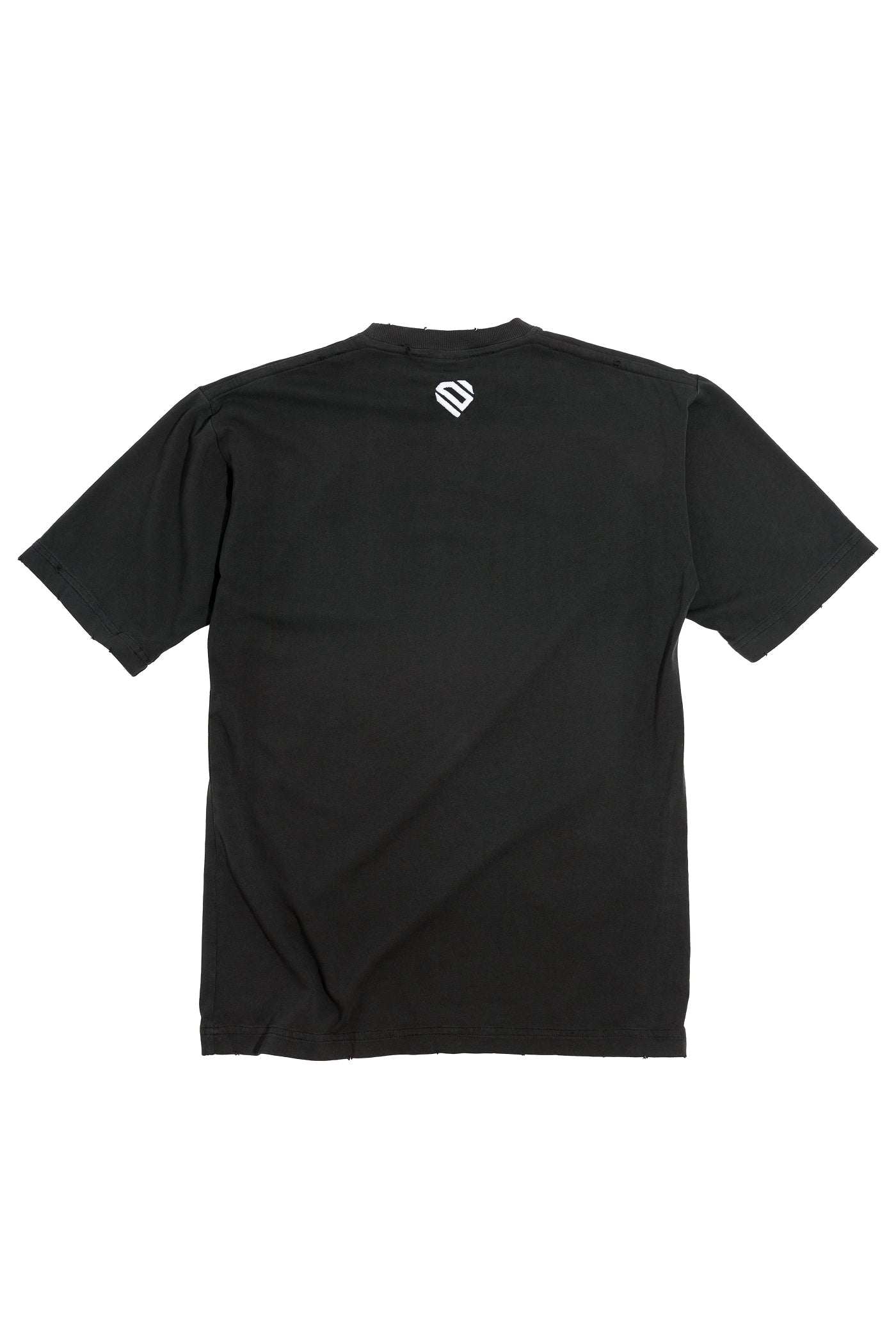 Anthracite Cotton Printed Oversize T-Shirt
