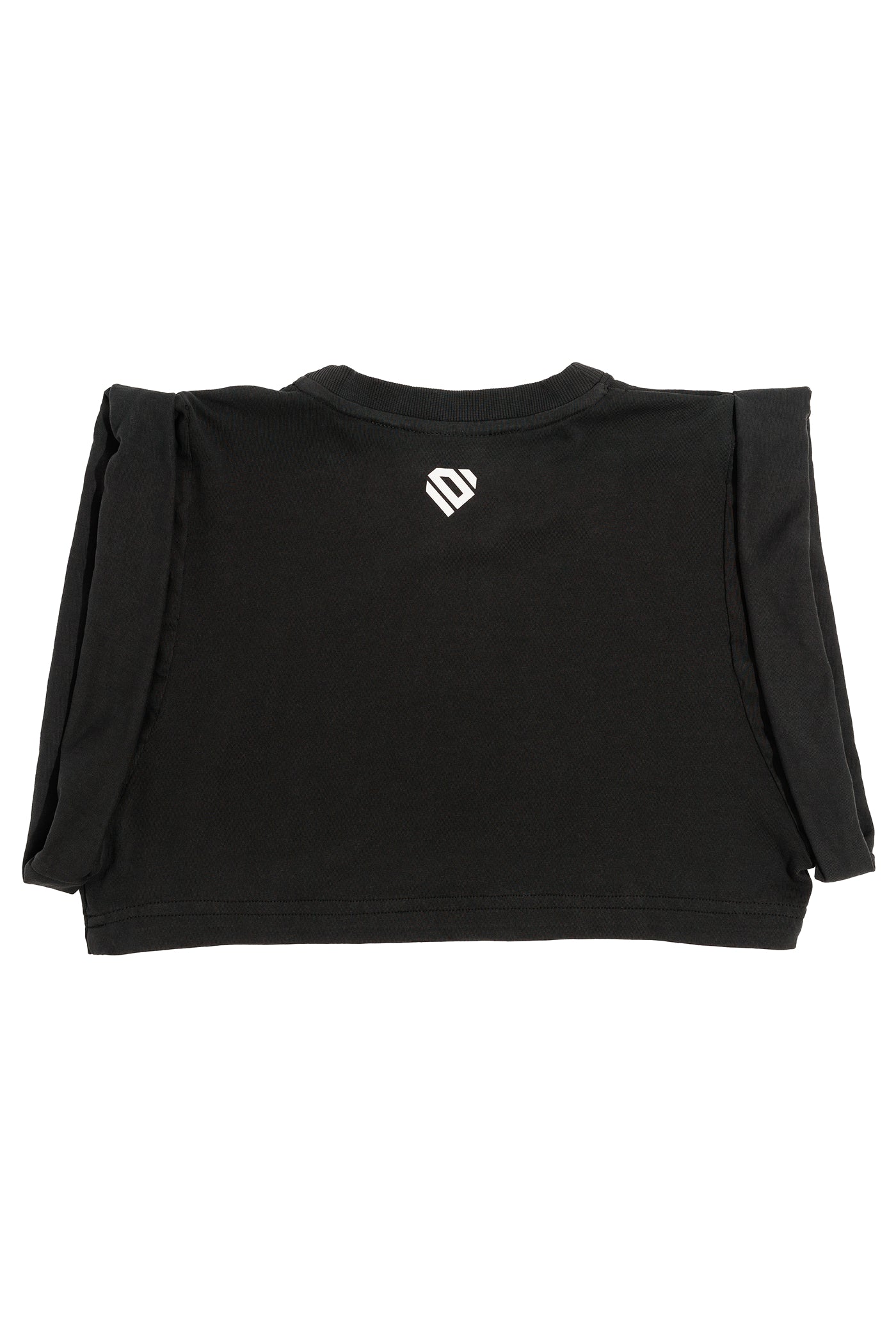 Anthracite Cotton Crop Top