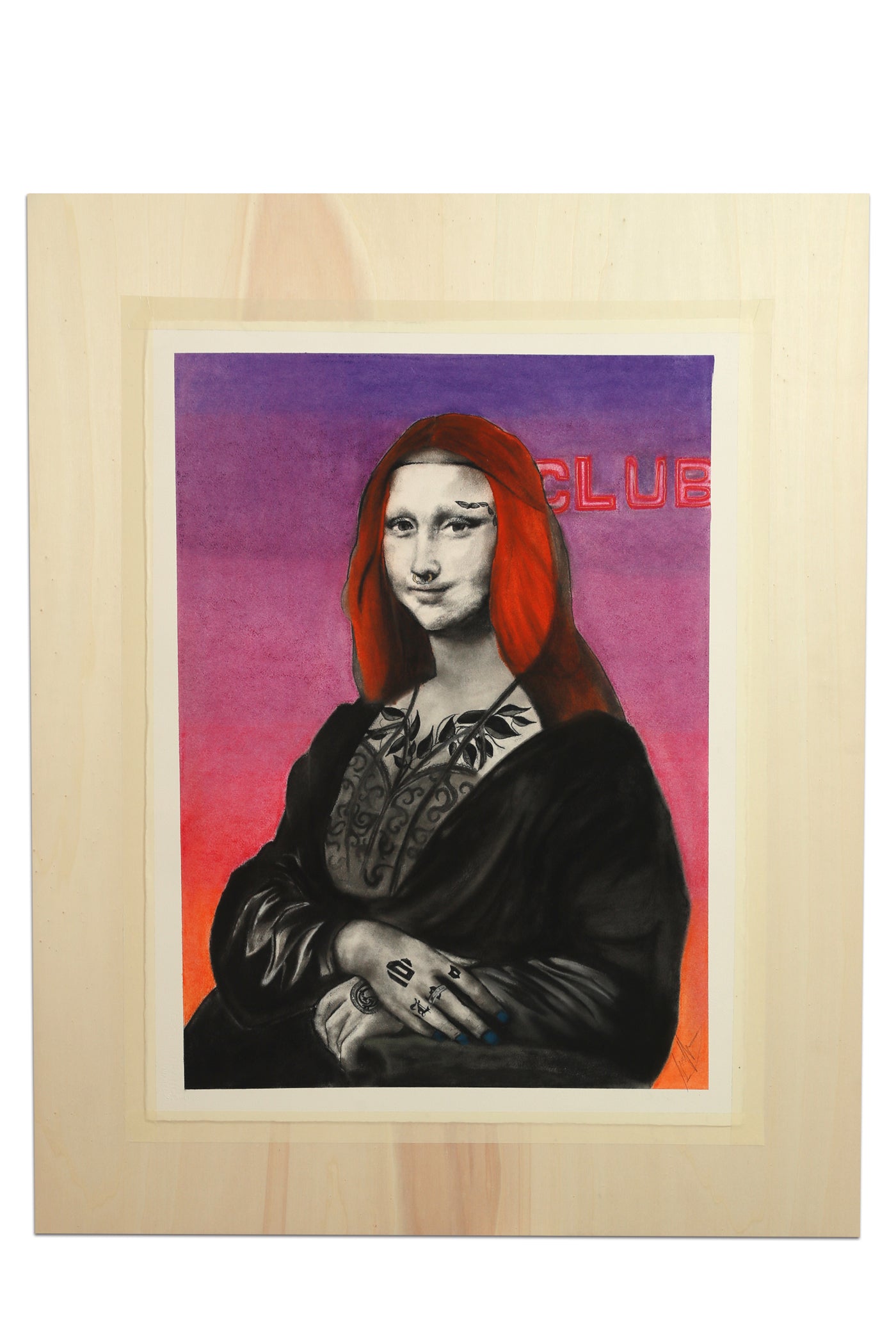 Obra original "The daughter of the experience" de Néstor Reinaldo