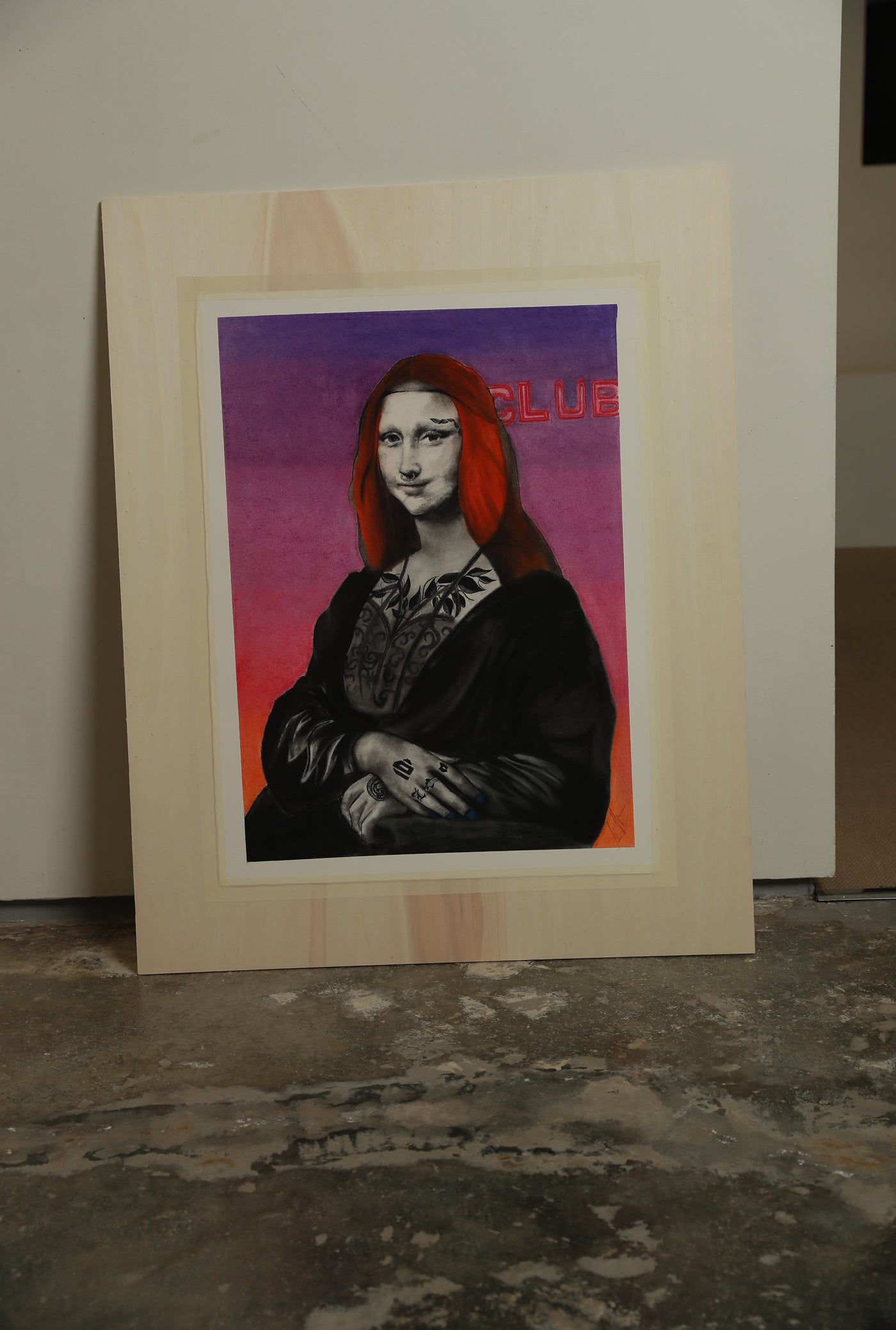 Obra original "The daughter of the experience" de Néstor Reinaldo