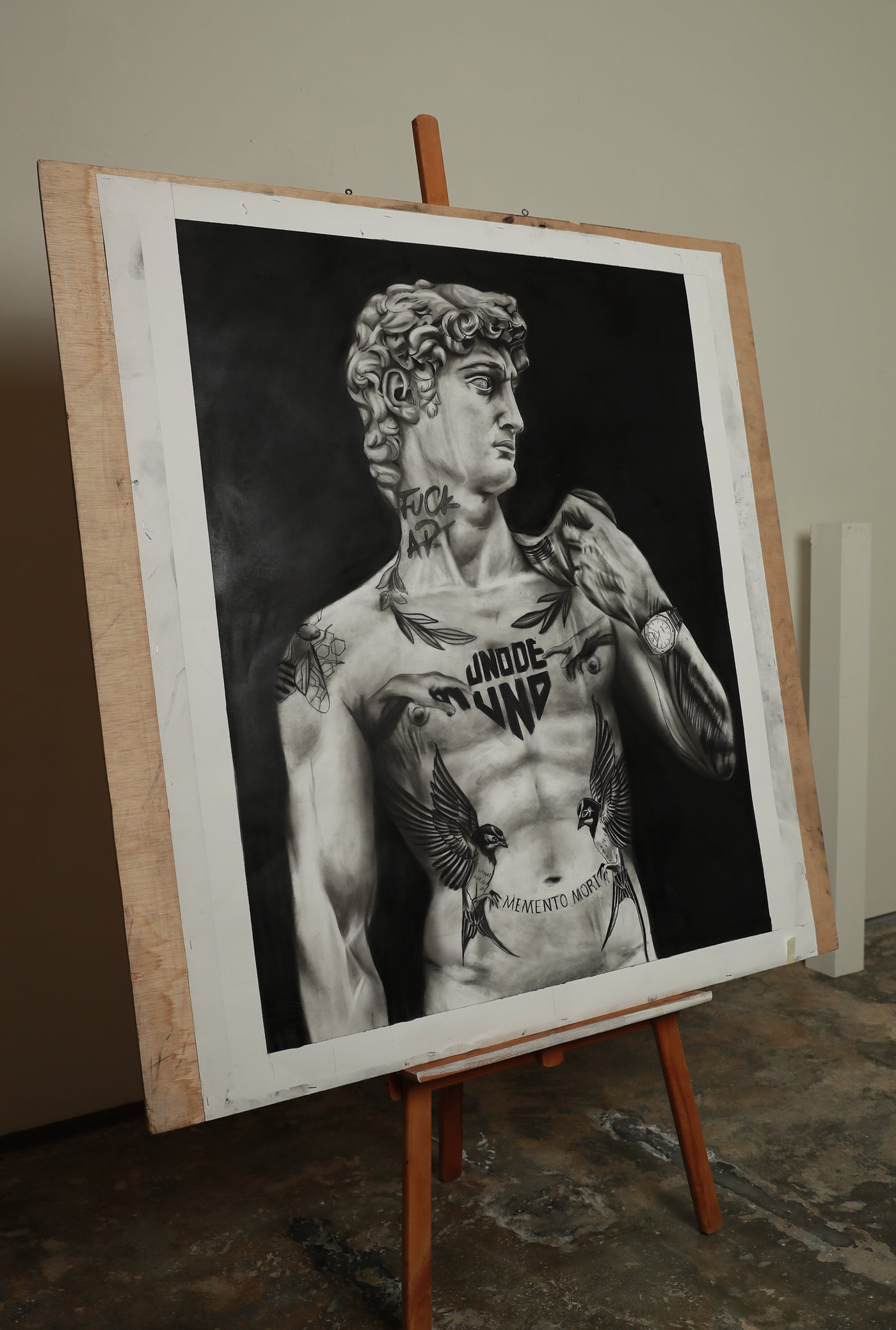 Obra original "Memento Mori" de Marcos Puhinguer