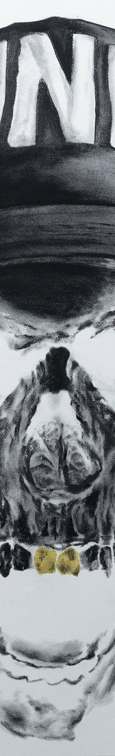 Obra original "Skull X" de Néstor Reinaldo