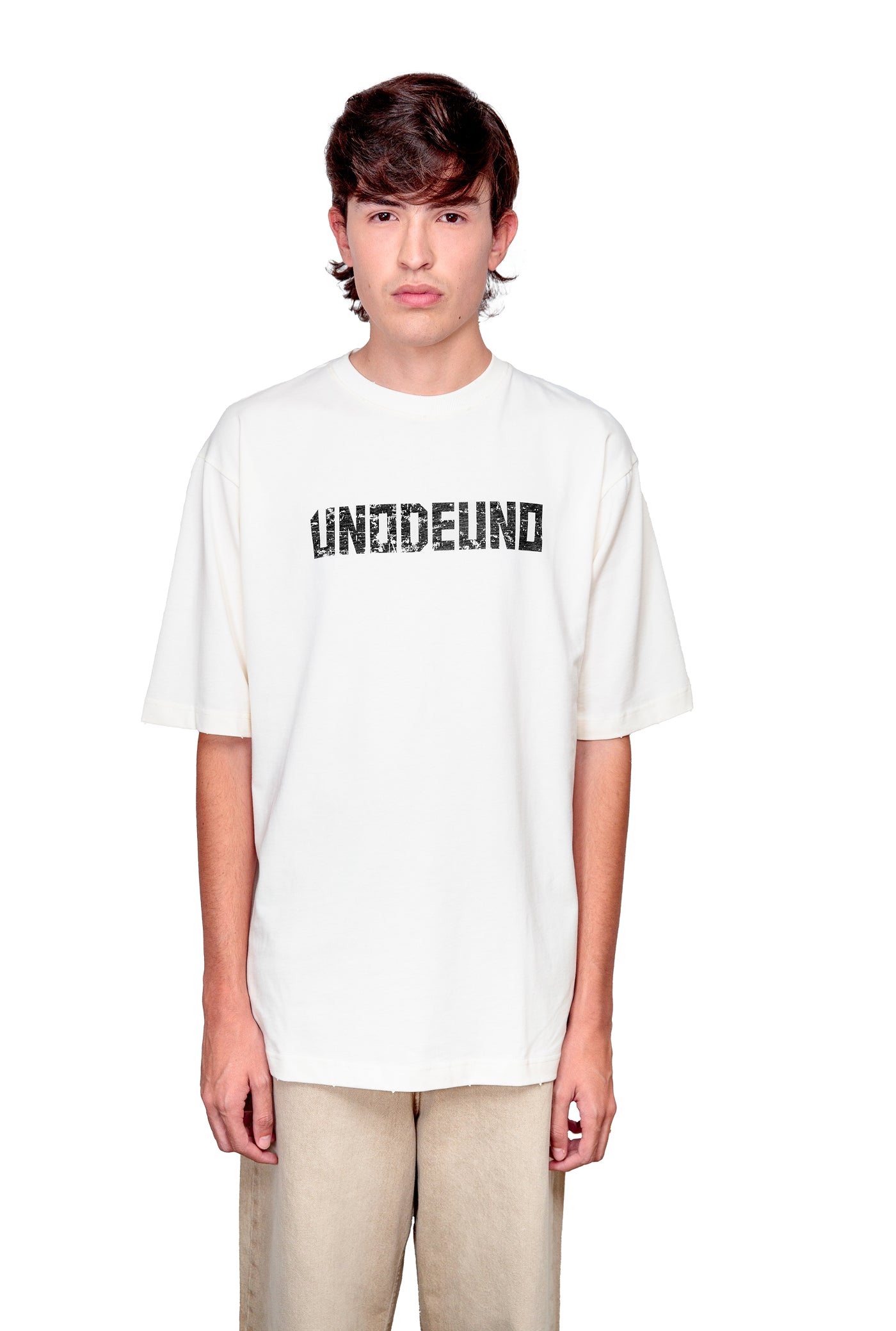 Off-white Cotton Printed Oversize T-Shirt