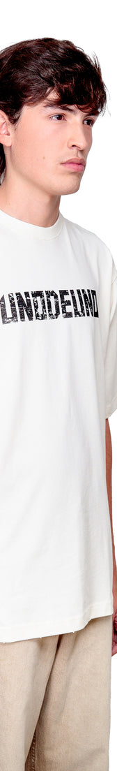 Off-white Cotton Printed Oversize T-Shirt