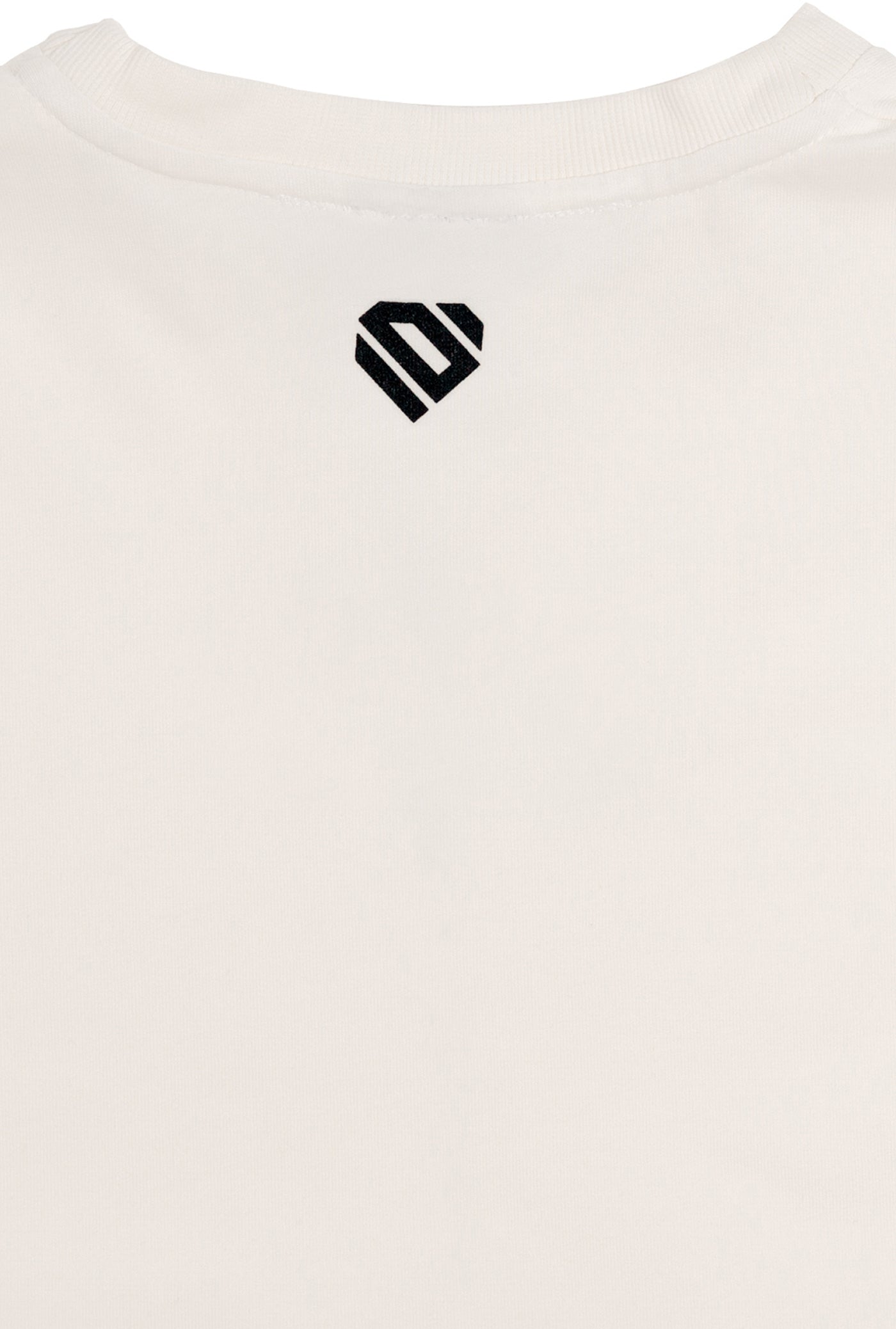 Off-white Cotton Crop Top