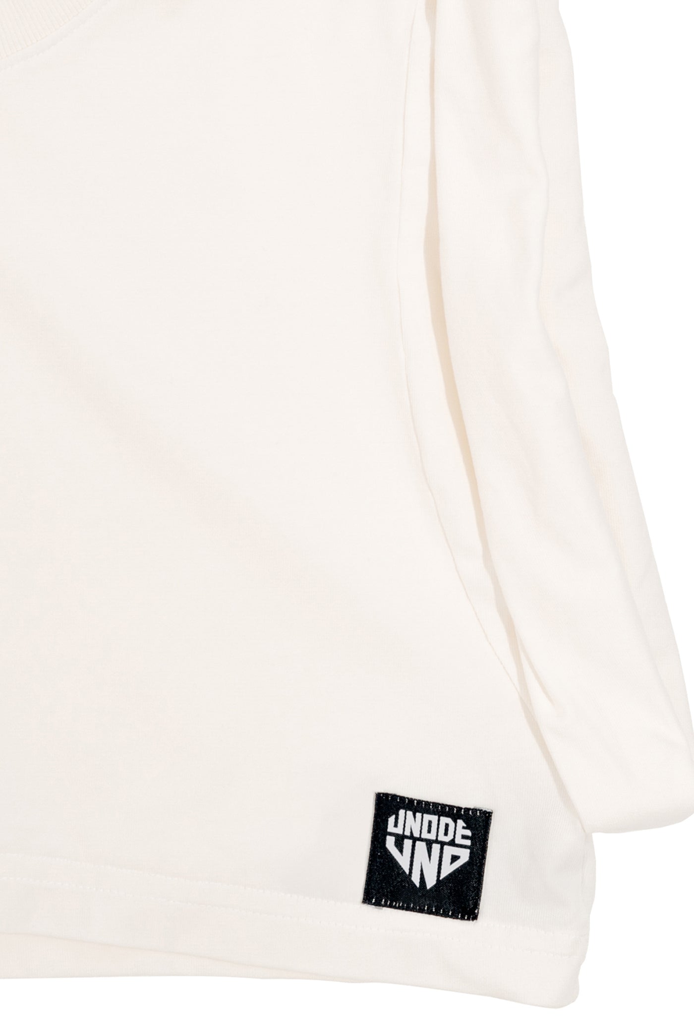 Off-white Cotton Crop Top